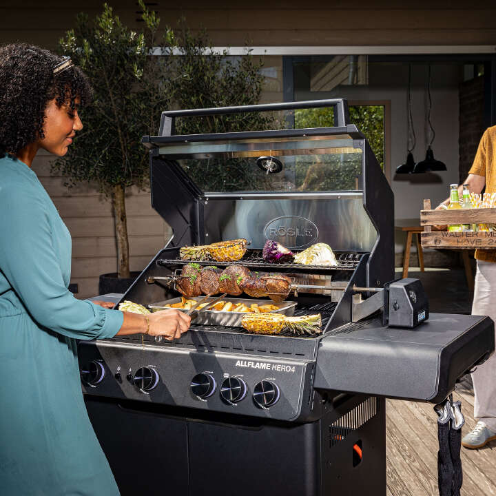 RÖSLE Gasgrill ALLFLAME Hero 4 50mbar